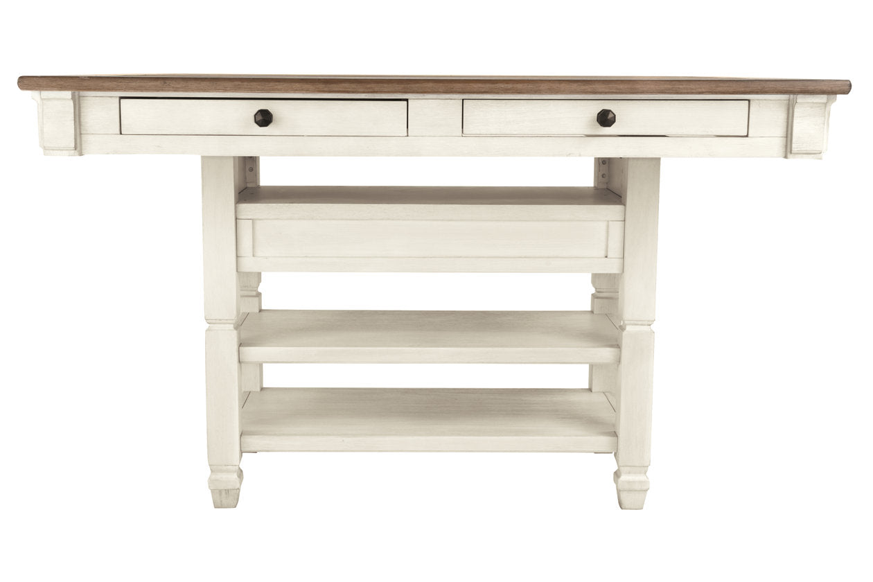 Bolanburg Two-tone Counter Height Dining Table - D647-32 - Luna Furniture - Dallas Store