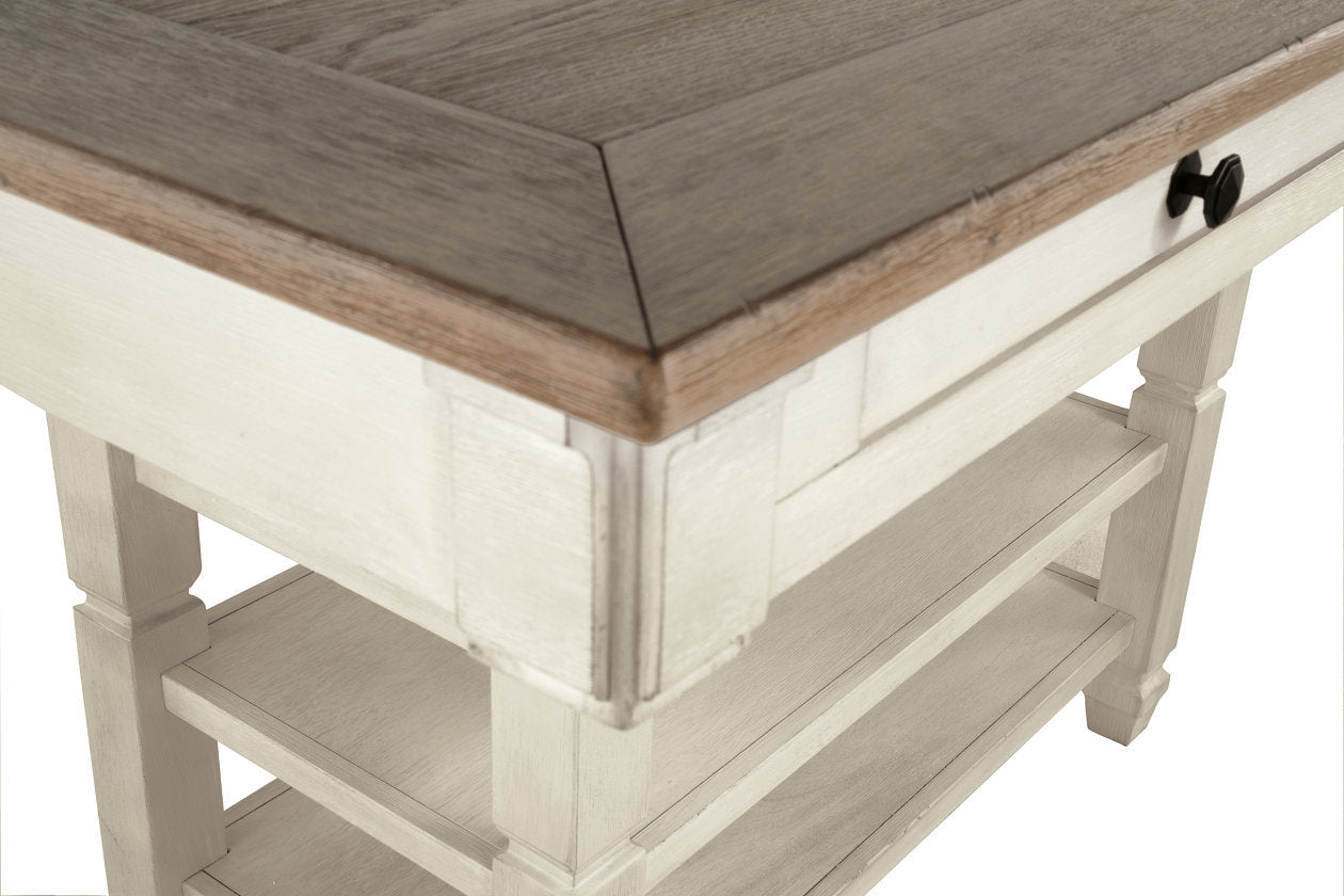 Bolanburg Two-tone Counter Height Dining Table - D647-32 - Luna Furniture - Dallas Store
