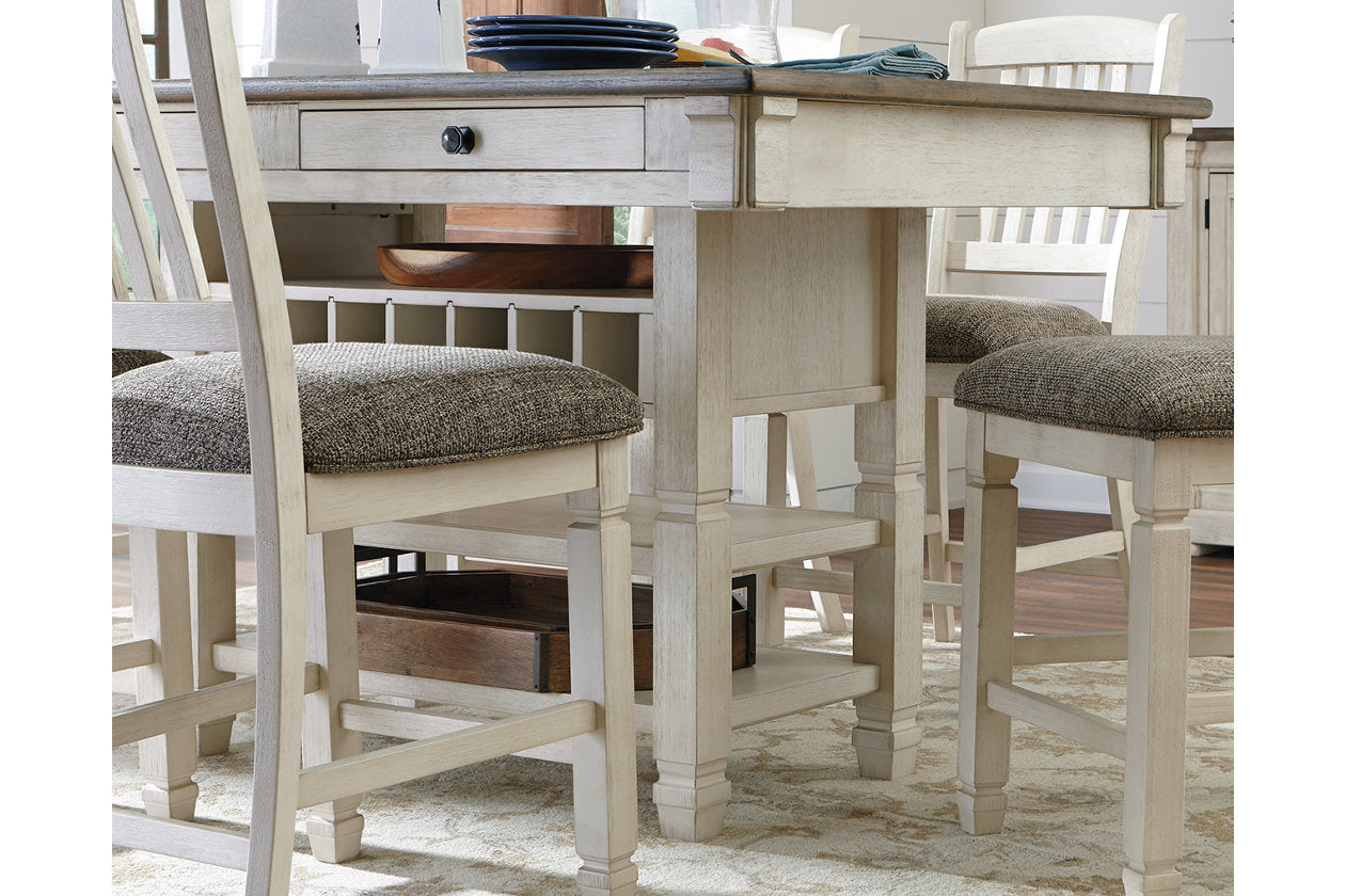 Bolanburg Two-tone Counter Height Dining Table - D647-32 - Luna Furniture - Dallas Store