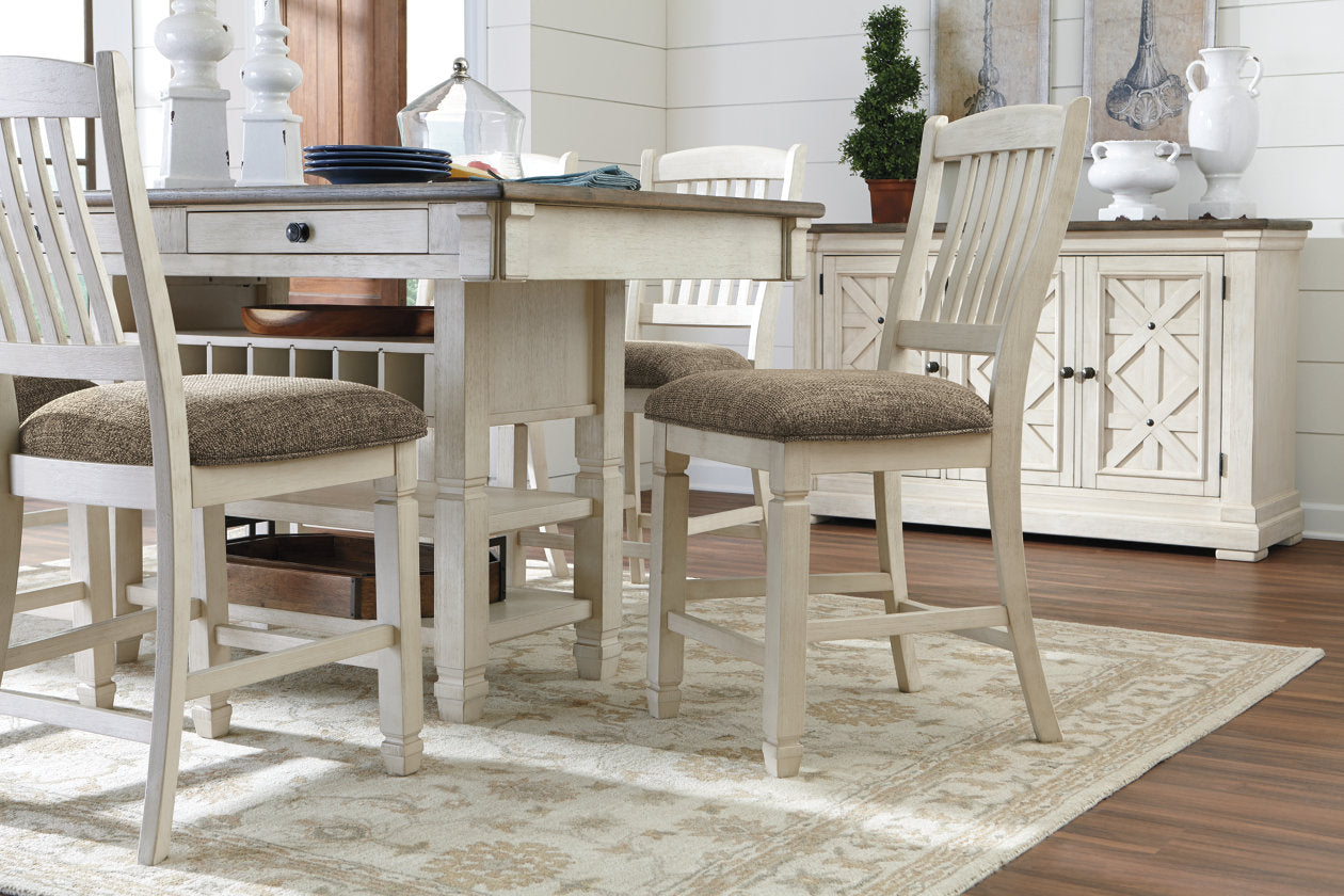 Bolanburg Two-tone Counter Height Dining Table - D647-32 - Luna Furniture - Dallas Store
