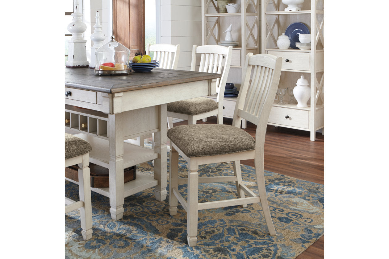 Bolanburg Two-tone Counter Height Dining Table - D647-32 - Luna Furniture - Dallas Store