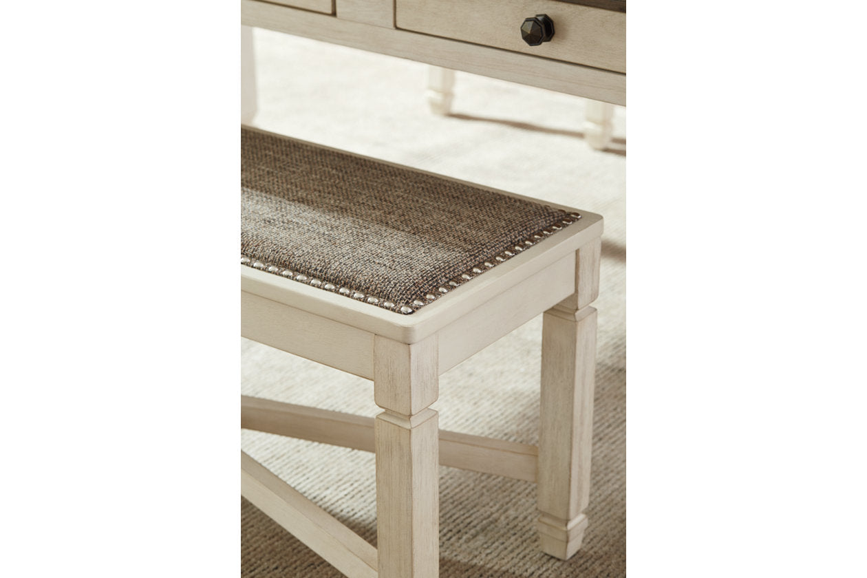 Bolanburg Two-tone Dining Bench - D647-00 - Luna Furniture - Dallas Store