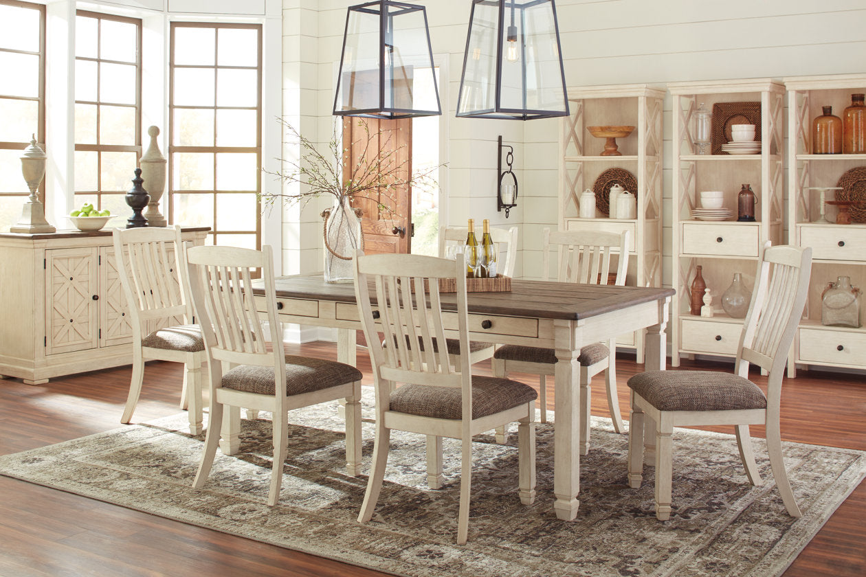 Bolanburg Two-tone Dining Chair, Set of 2 - D647-01 - Luna Furniture - Dallas Store