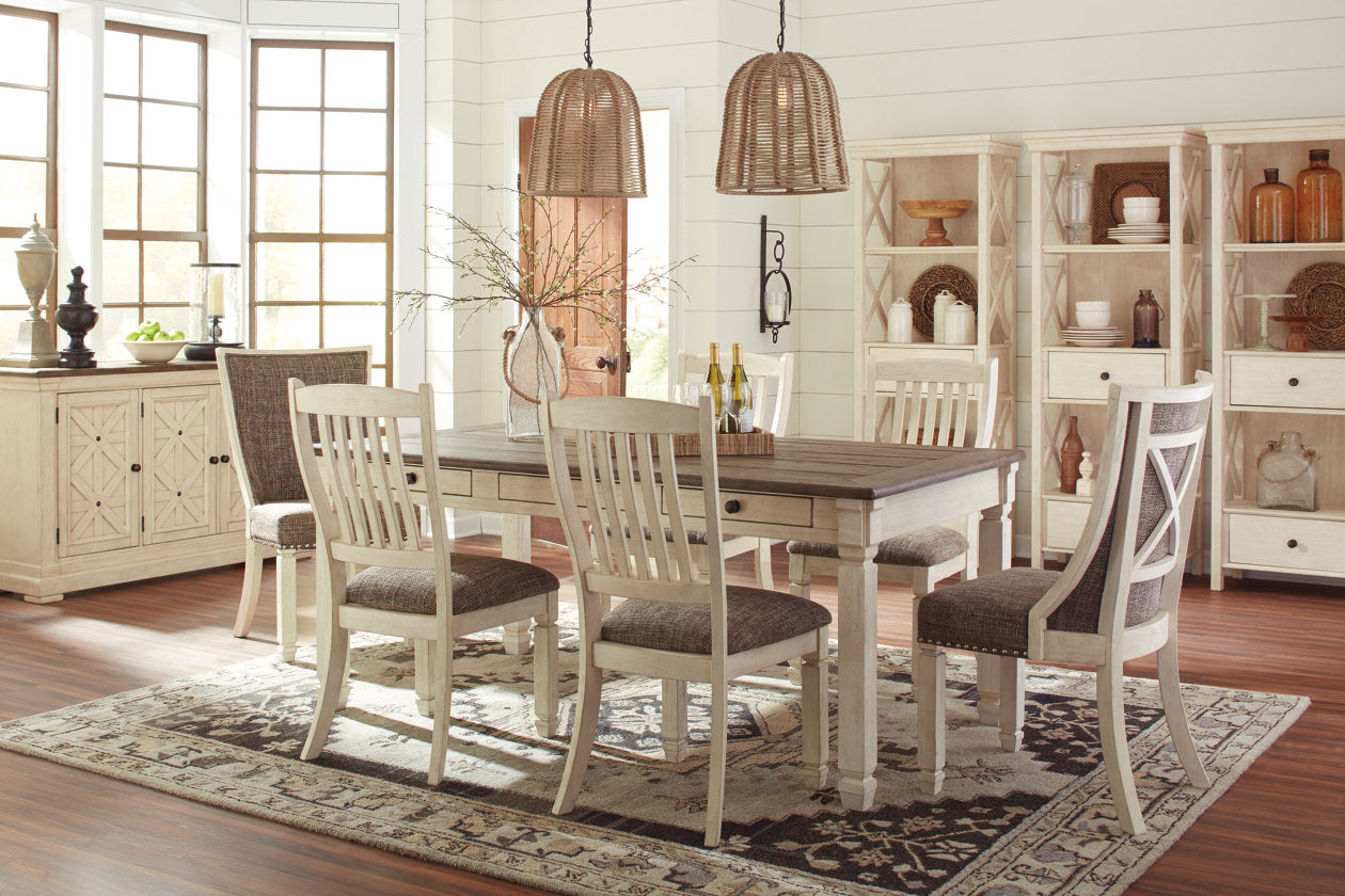 Bolanburg Two-tone Dining Chair, Set of 2 - D647-01 - Luna Furniture - Dallas Store
