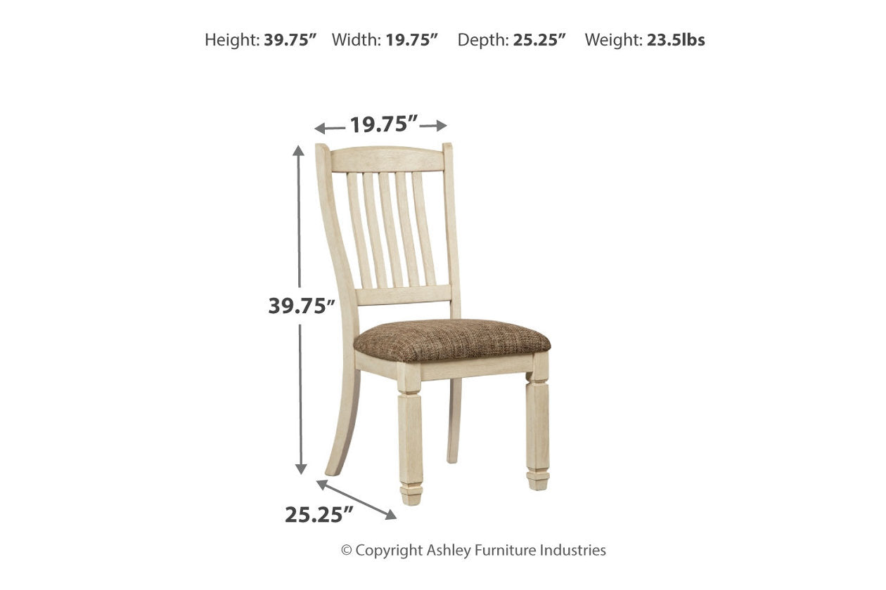 Bolanburg Two-tone Dining Chair, Set of 2 - D647-01 - Luna Furniture - Dallas Store