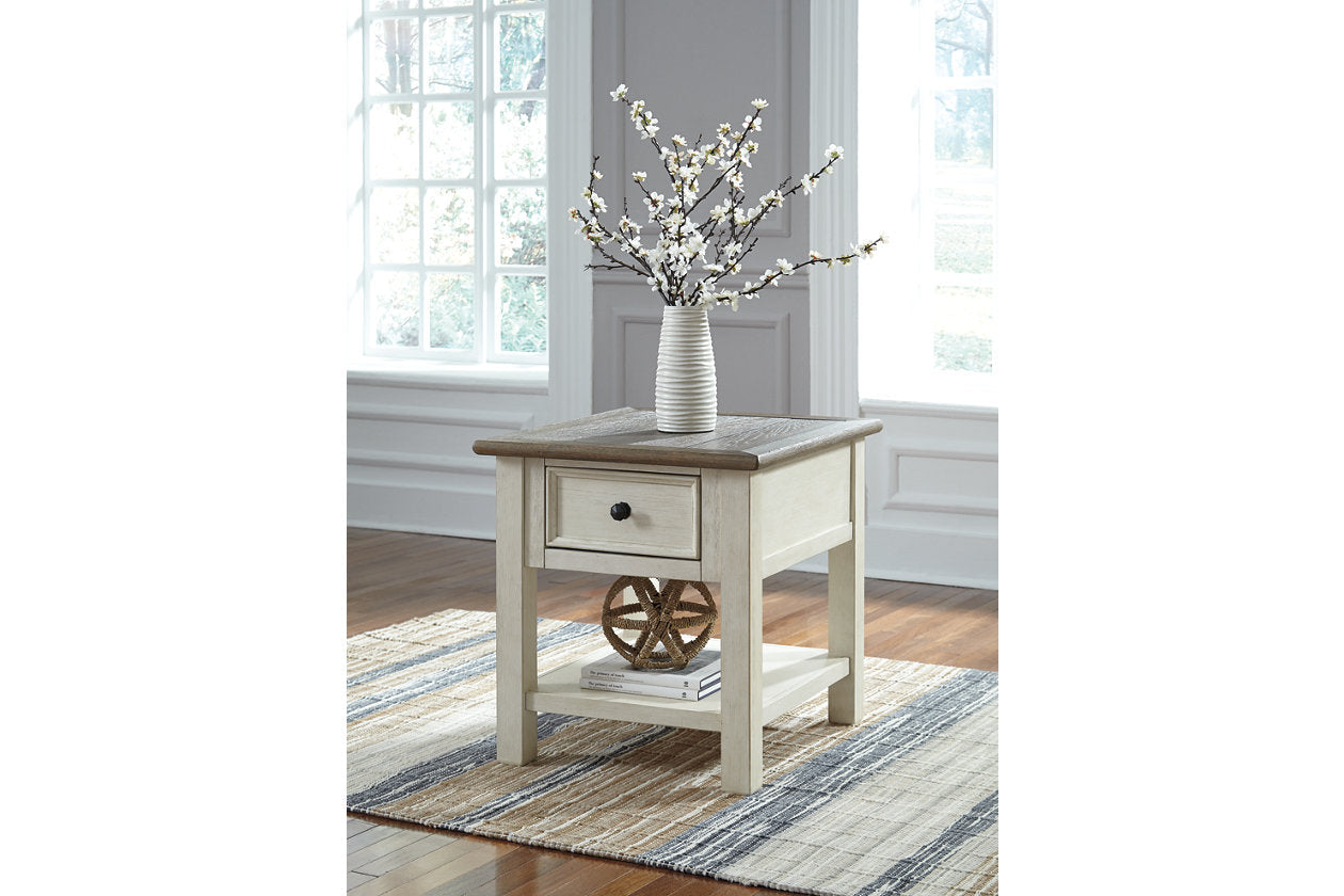 Bolanburg Two-tone End Table - T637-3 - Luna Furniture - Dallas Store