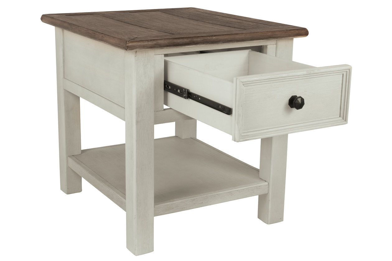 Bolanburg Two-tone End Table - T637-3 - Luna Furniture - Dallas Store