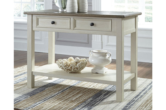 Bolanburg Two-tone Sofa/Console Table - T637-4 - Luna Furniture - Dallas Store