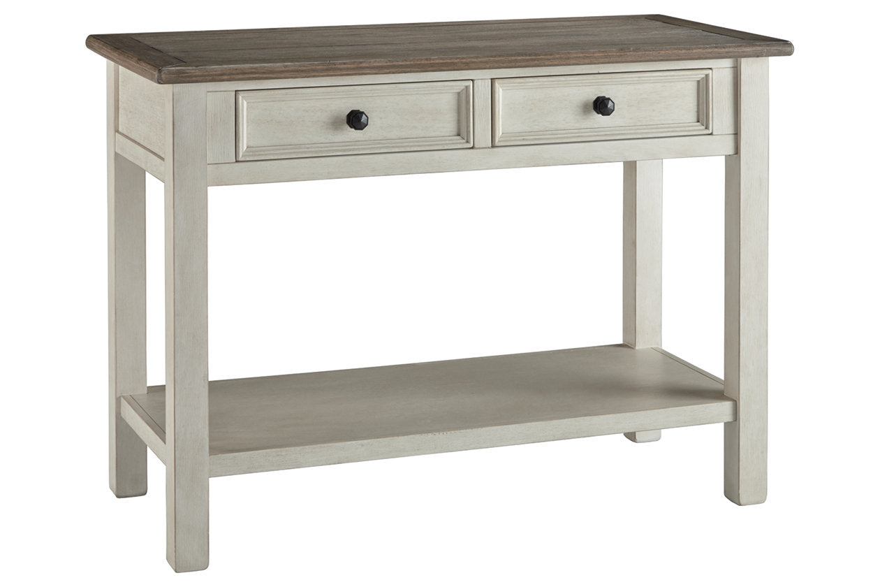 Bolanburg Two-tone Sofa/Console Table - T637-4 - Luna Furniture - Dallas Store