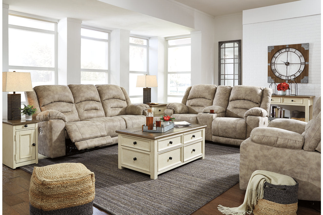 Bolanburg Two-tone Sofa/Console Table - T637-4 - Luna Furniture - Dallas Store
