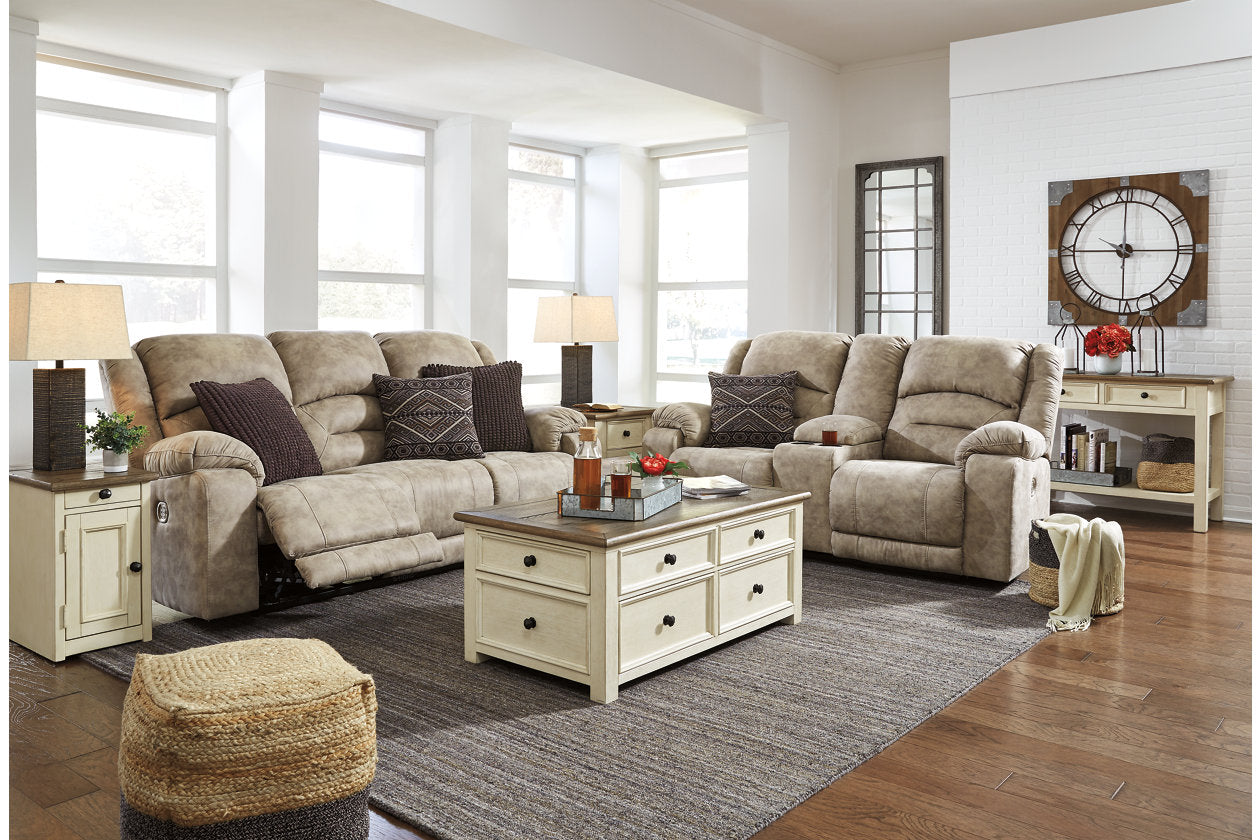 Bolanburg Two-tone Sofa/Console Table - T637-4 - Luna Furniture - Dallas Store