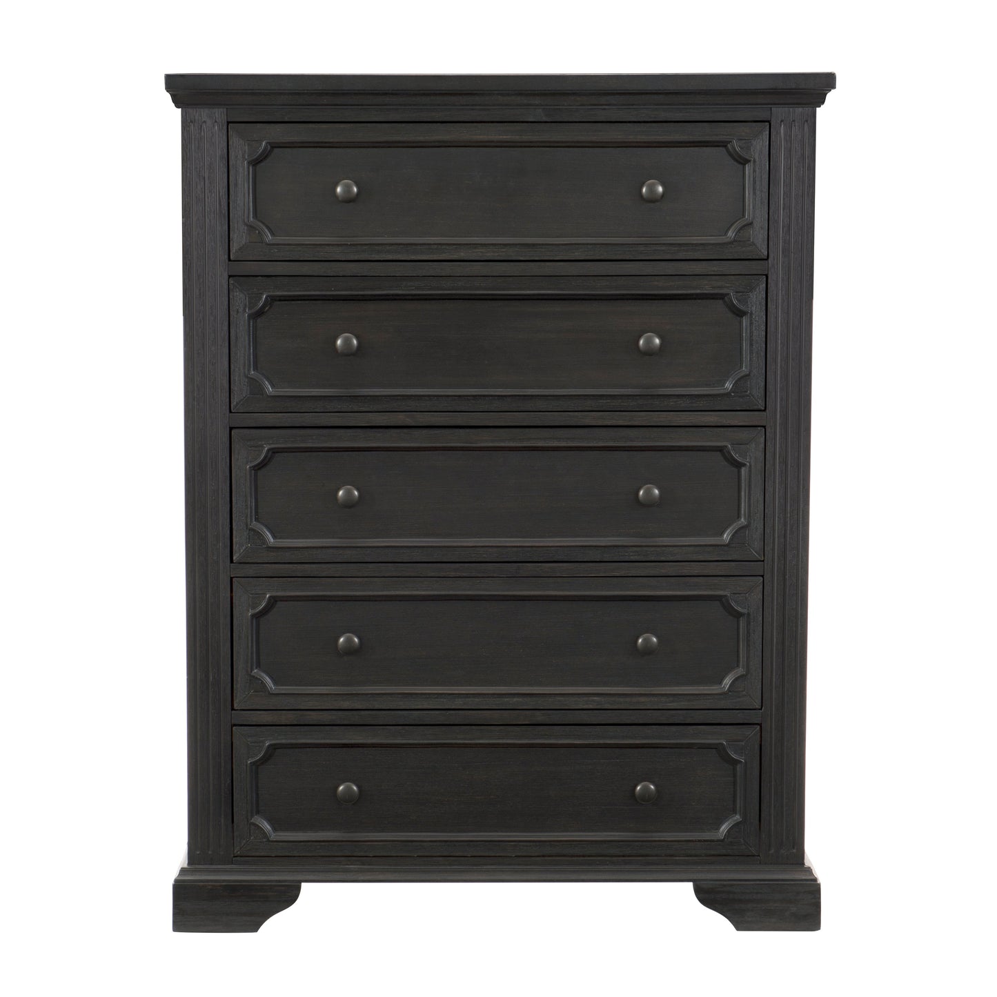 Bolingbrook Wire-Brushed Charcoal Chest - 1647-9 - Luna Furniture - Dallas Store