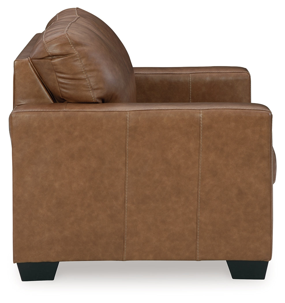 Bolsena Caramel Loveseat - 5560335 - Luna Furniture - Dallas Store