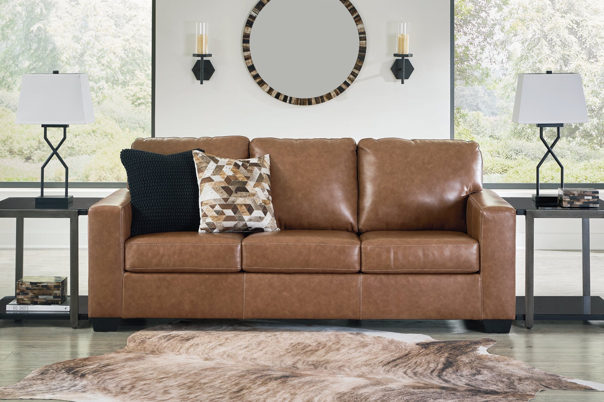 Bolsena Caramel Sofa - 5560338 - Luna Furniture - Dallas Store
