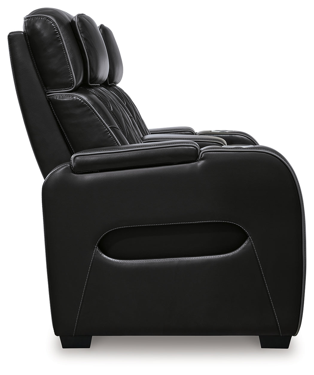 Boyington Black Power Reclining Loveseat with Console - U2710618 - Luna Furniture - Dallas Store