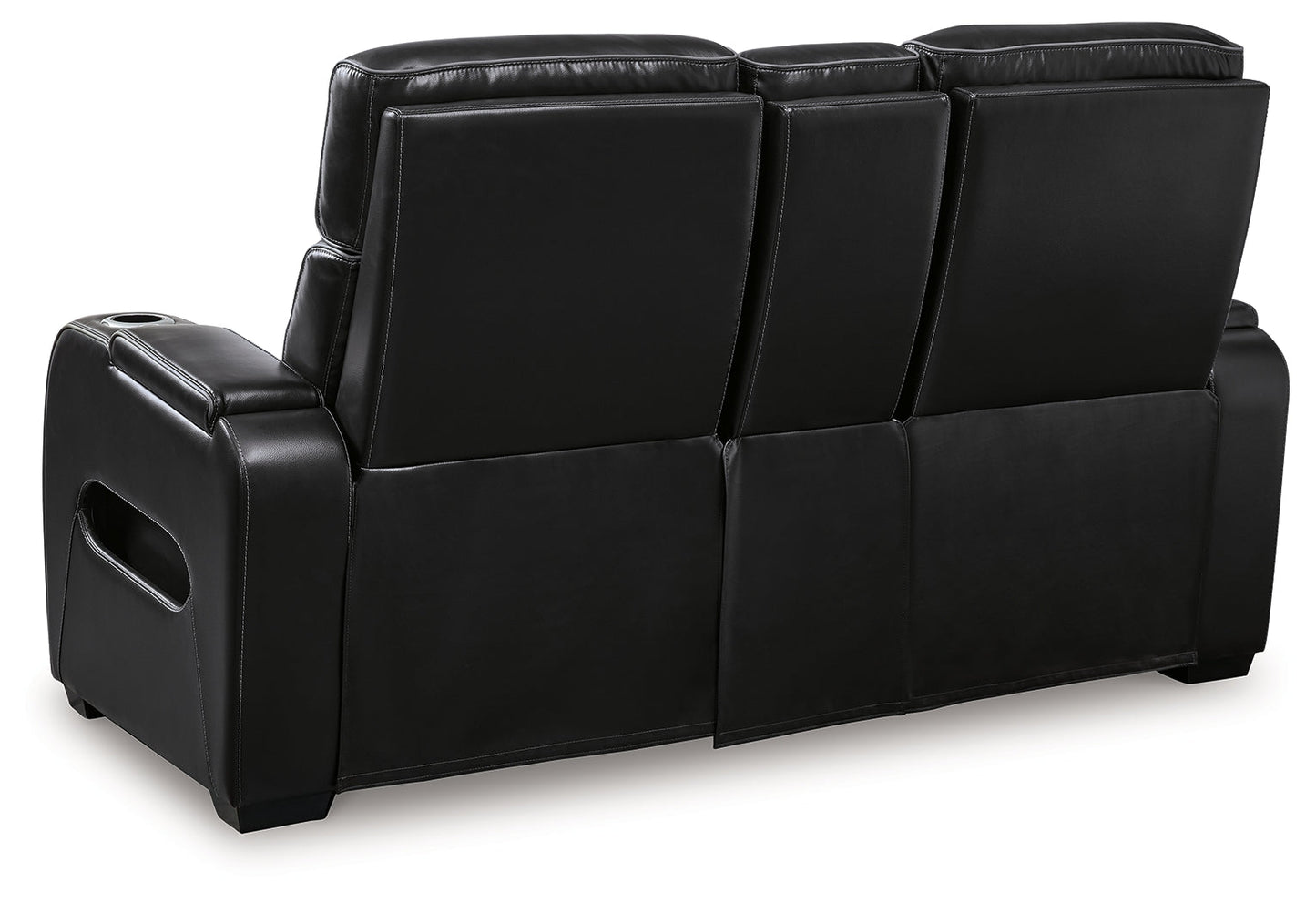 Boyington Black Power Reclining Loveseat with Console - U2710618 - Luna Furniture - Dallas Store