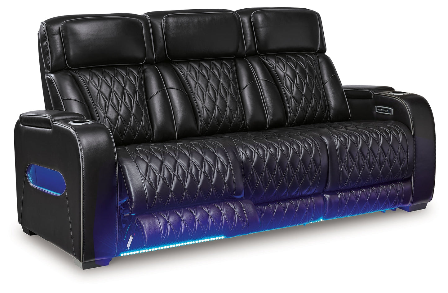 Boyington Black Power Reclining Sofa - U2710615 - Luna Furniture - Dallas Store