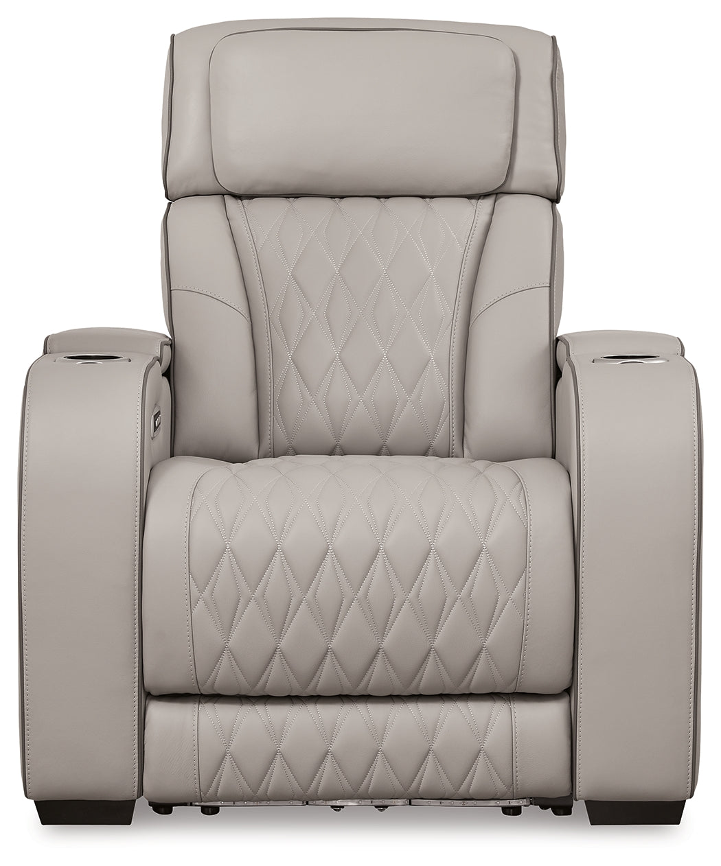 Boyington Gray Power Recliner - U2710513 - Luna Furniture - Dallas Store