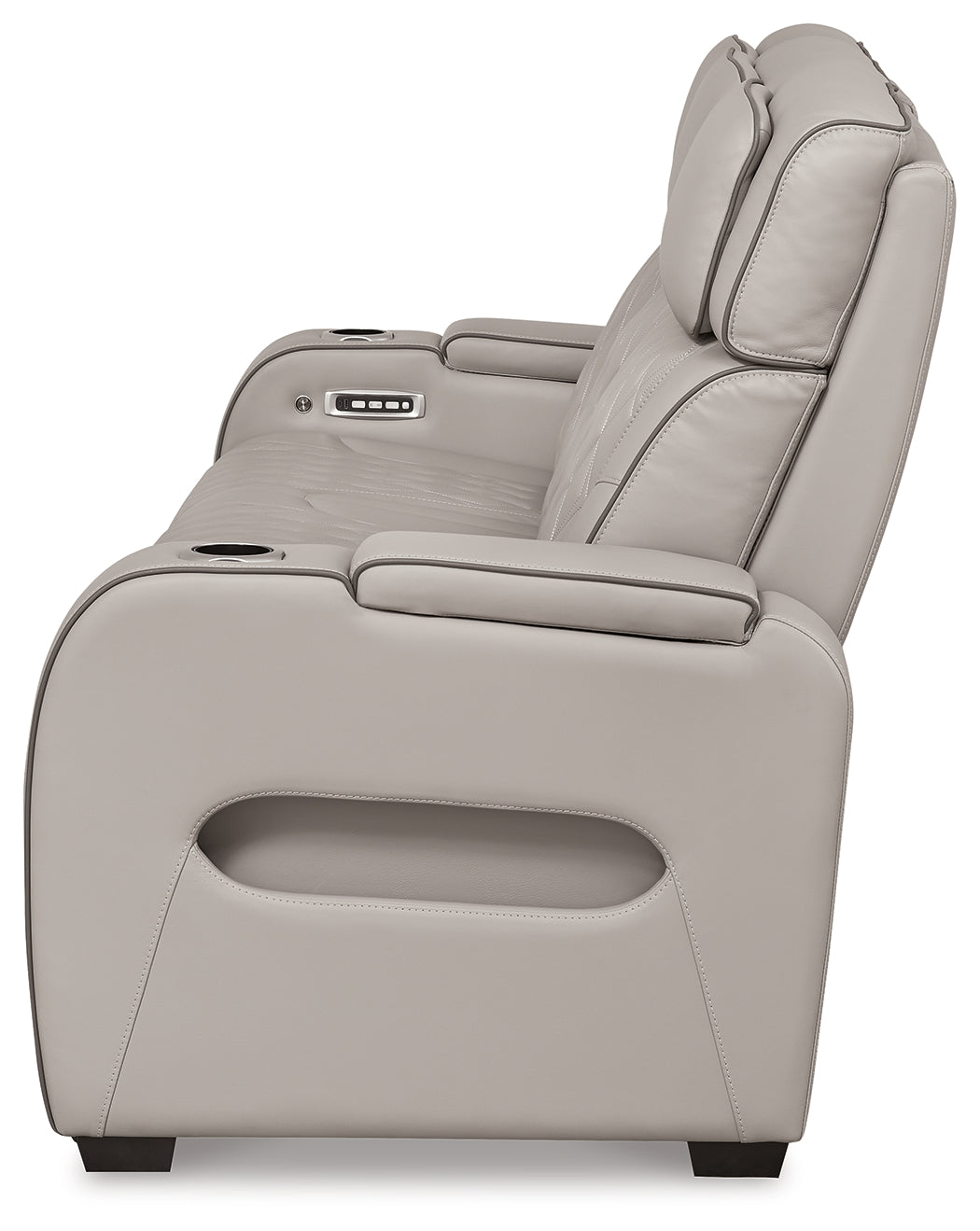 Boyington Gray Power Reclining Sofa - U2710515 - Luna Furniture - Dallas Store