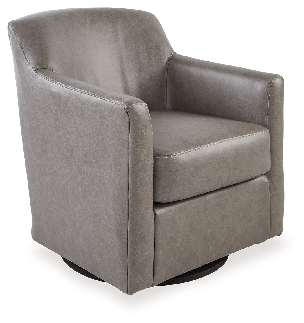 Bradney Fossil Swivel Accent Chair - A3000324 - Luna Furniture - Dallas Store
