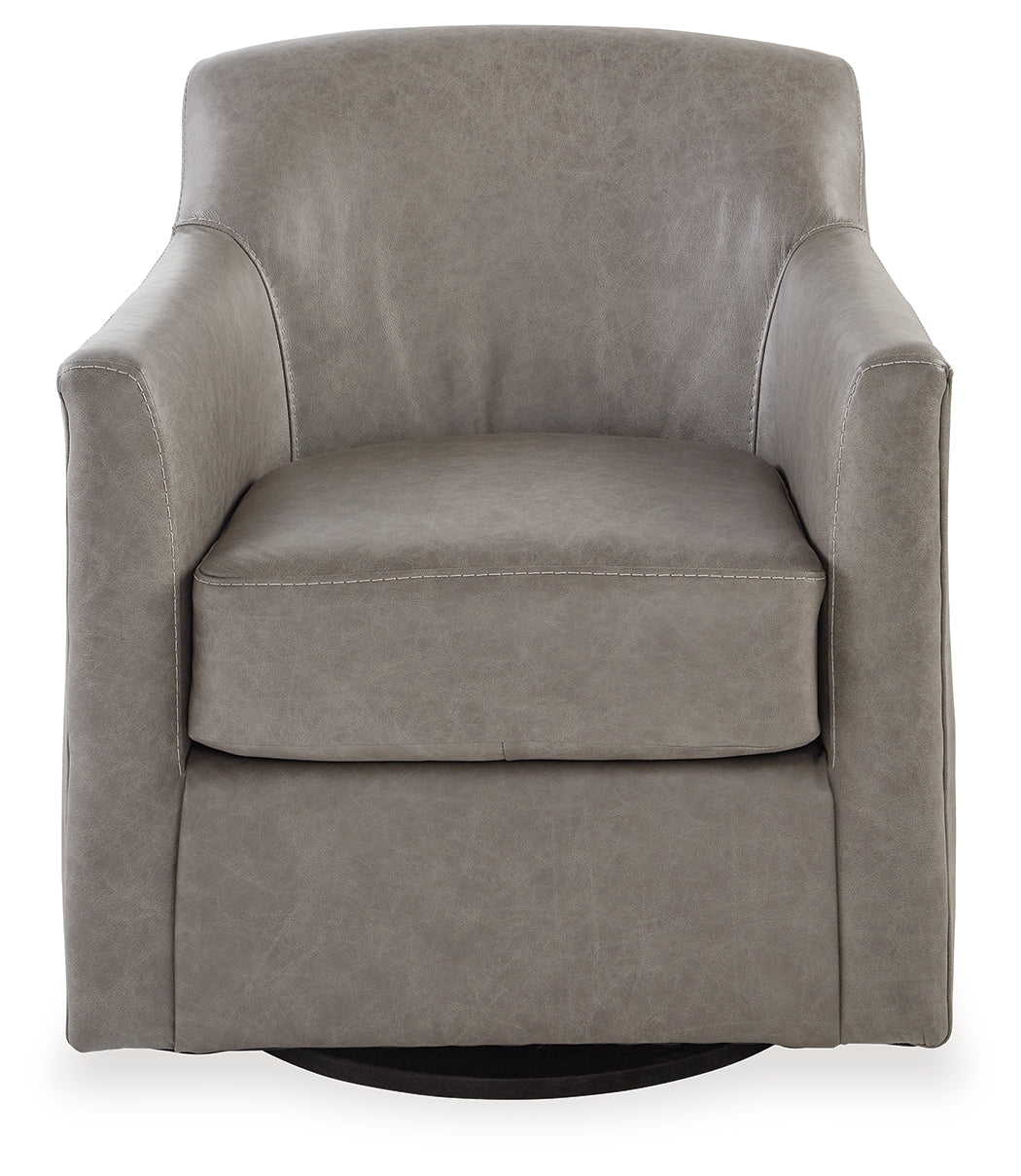 Bradney Fossil Swivel Accent Chair - A3000324 - Luna Furniture - Dallas Store