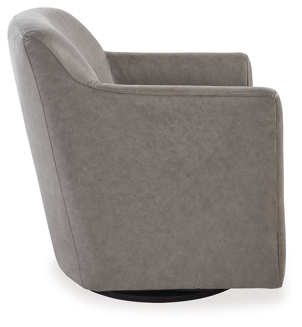 Bradney Fossil Swivel Accent Chair - A3000324 - Luna Furniture - Dallas Store