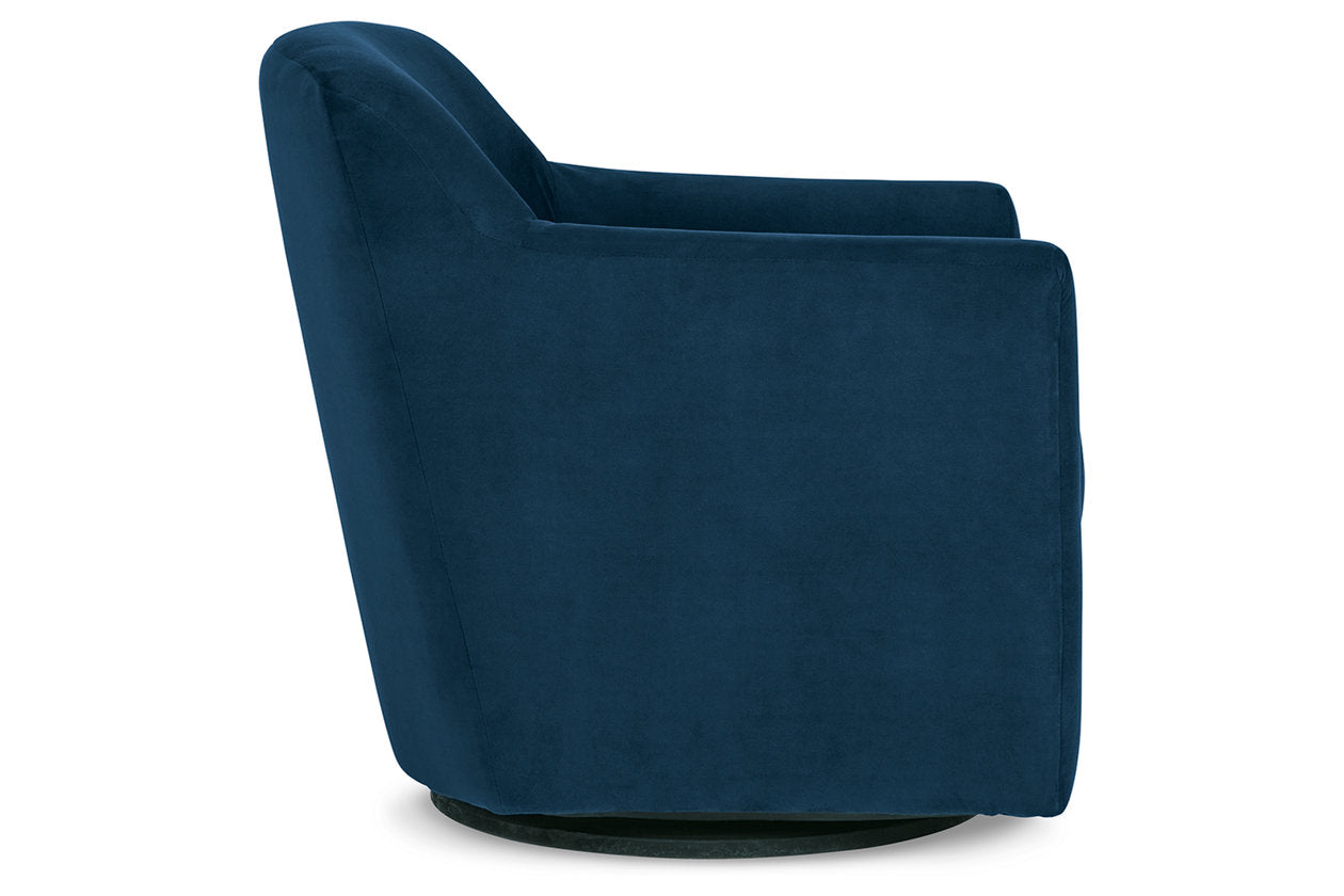 Bradney Ink Swivel Accent Chair - A3000602 - Luna Furniture - Dallas Store