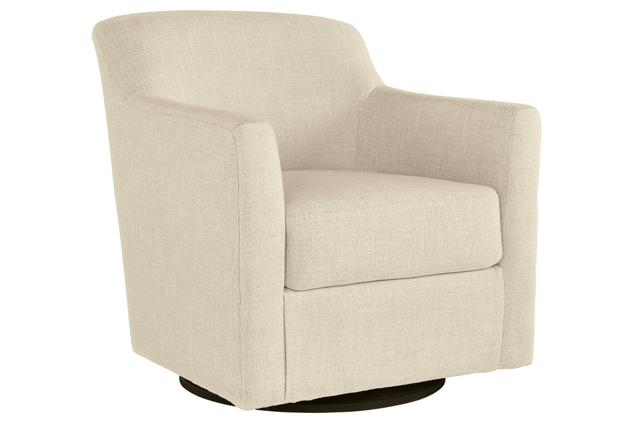 Bradney Linen Swivel Accent Chair - A3000325 - Luna Furniture - Dallas Store
