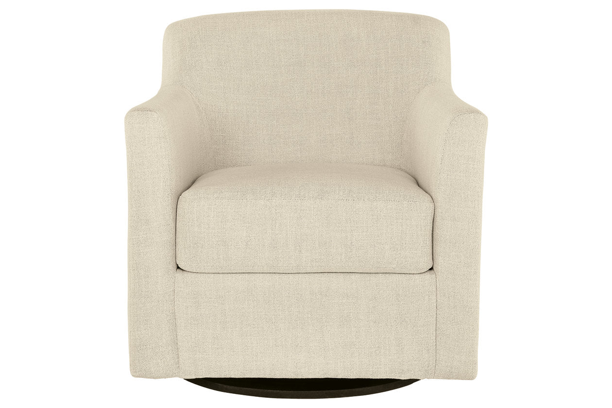 Bradney Linen Swivel Accent Chair - A3000325 - Luna Furniture - Dallas Store