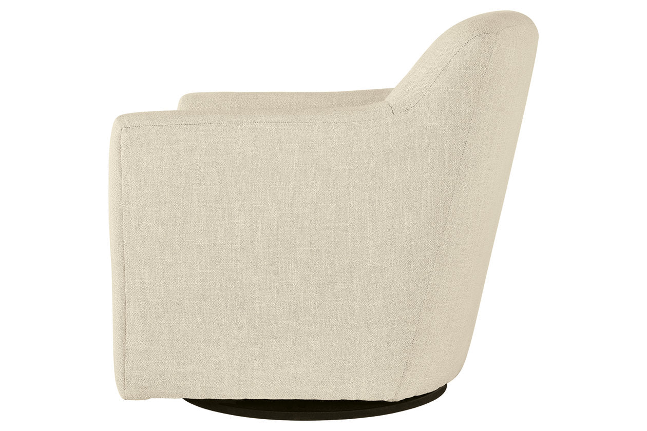 Bradney Linen Swivel Accent Chair - A3000325 - Luna Furniture - Dallas Store