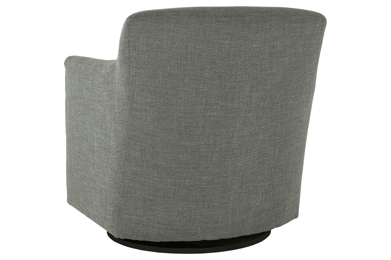 Bradney Smoke Swivel Accent Chair - A3000326 - Luna Furniture - Dallas Store