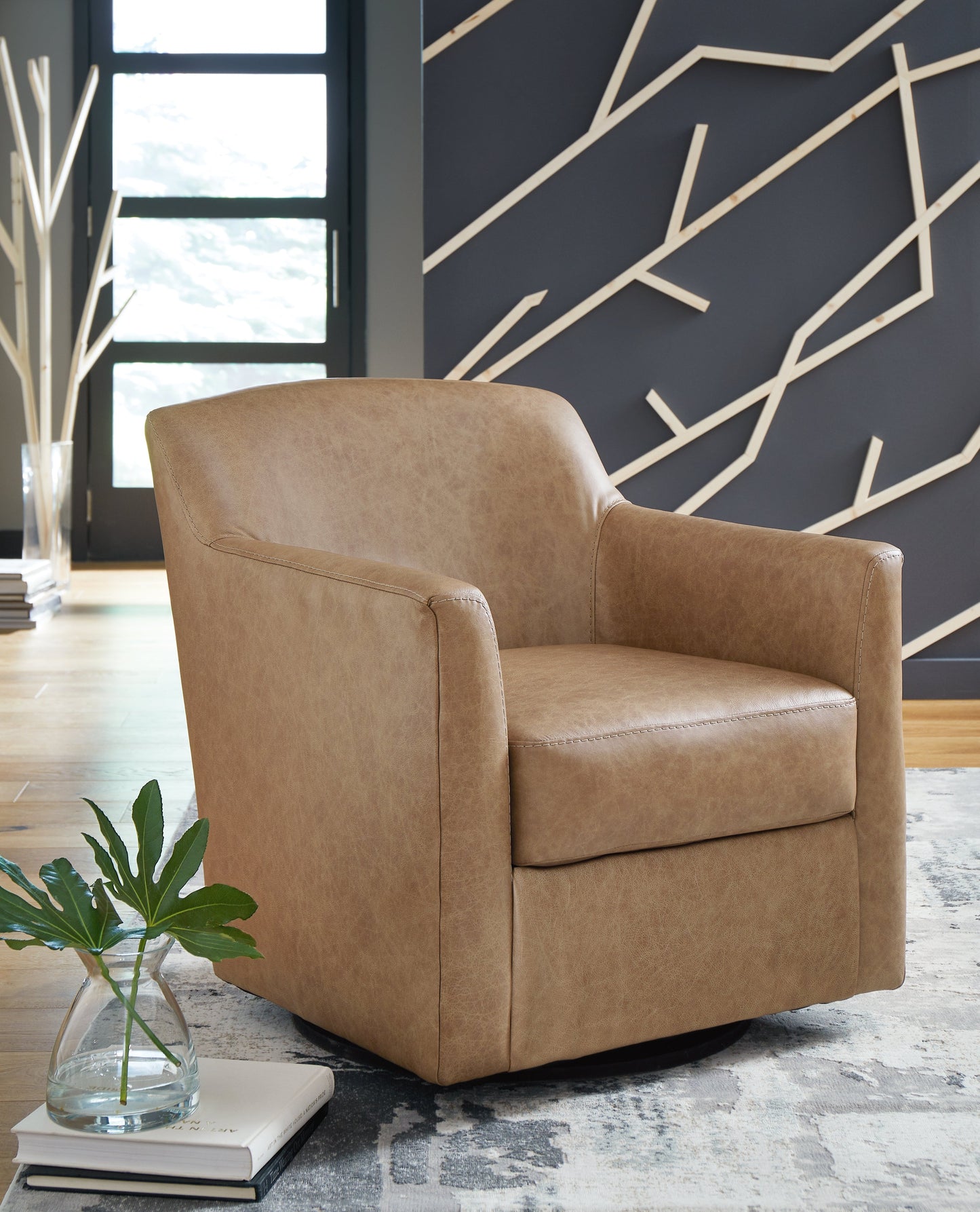 Bradney Tumbleweed Swivel Accent Chair - A3000323 - Luna Furniture - Dallas Store