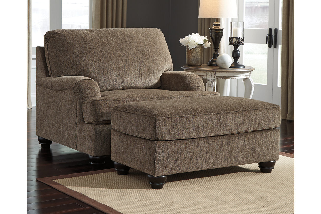 Braemar Brown Ottoman - 4090114 - Luna Furniture - Dallas Store