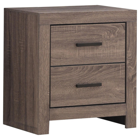 Brantford 2-Drawer Nightstand Barrel Oak - 207042 - Luna Furniture - Dallas Store