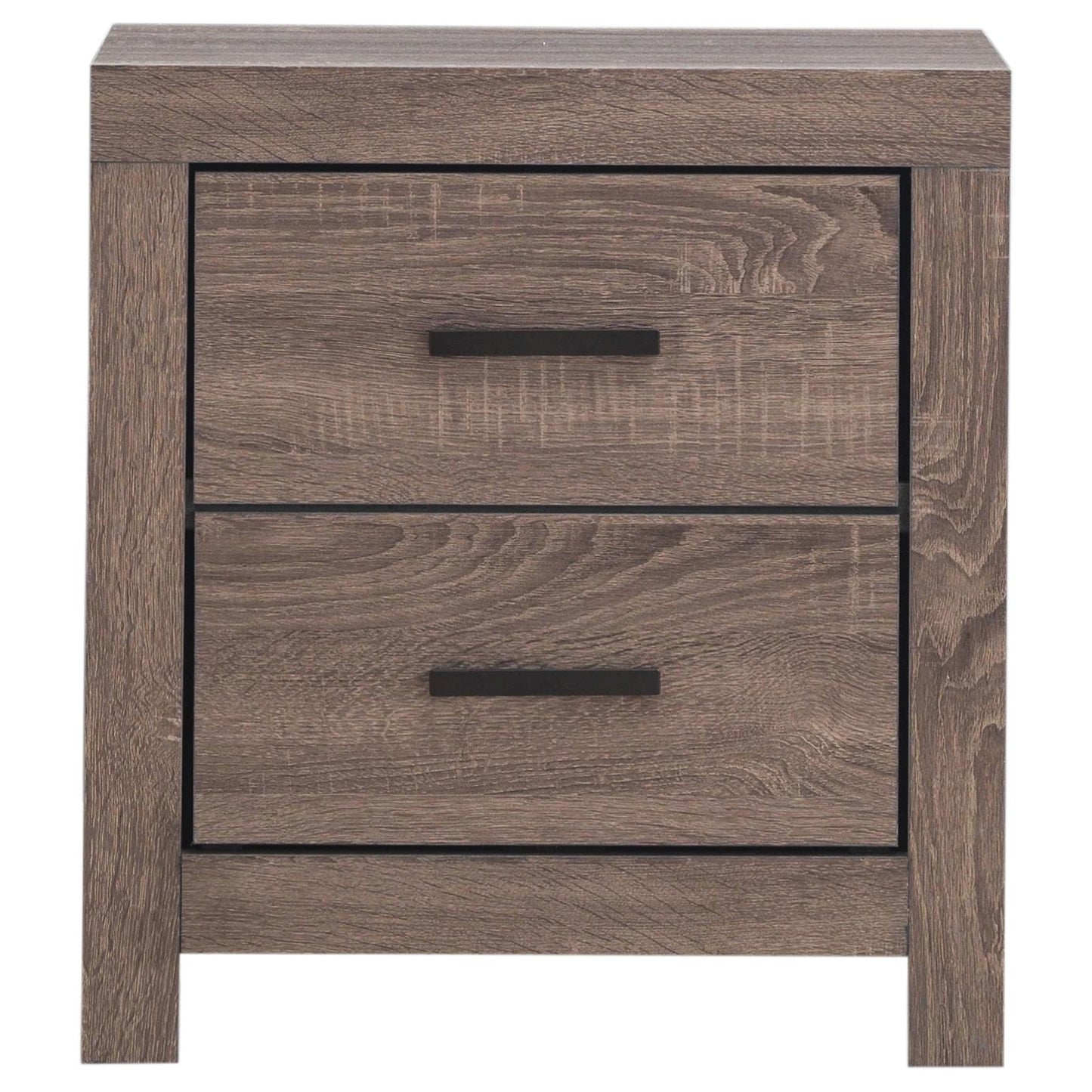Brantford 2-Drawer Nightstand Barrel Oak - 207042 - Luna Furniture - Dallas Store