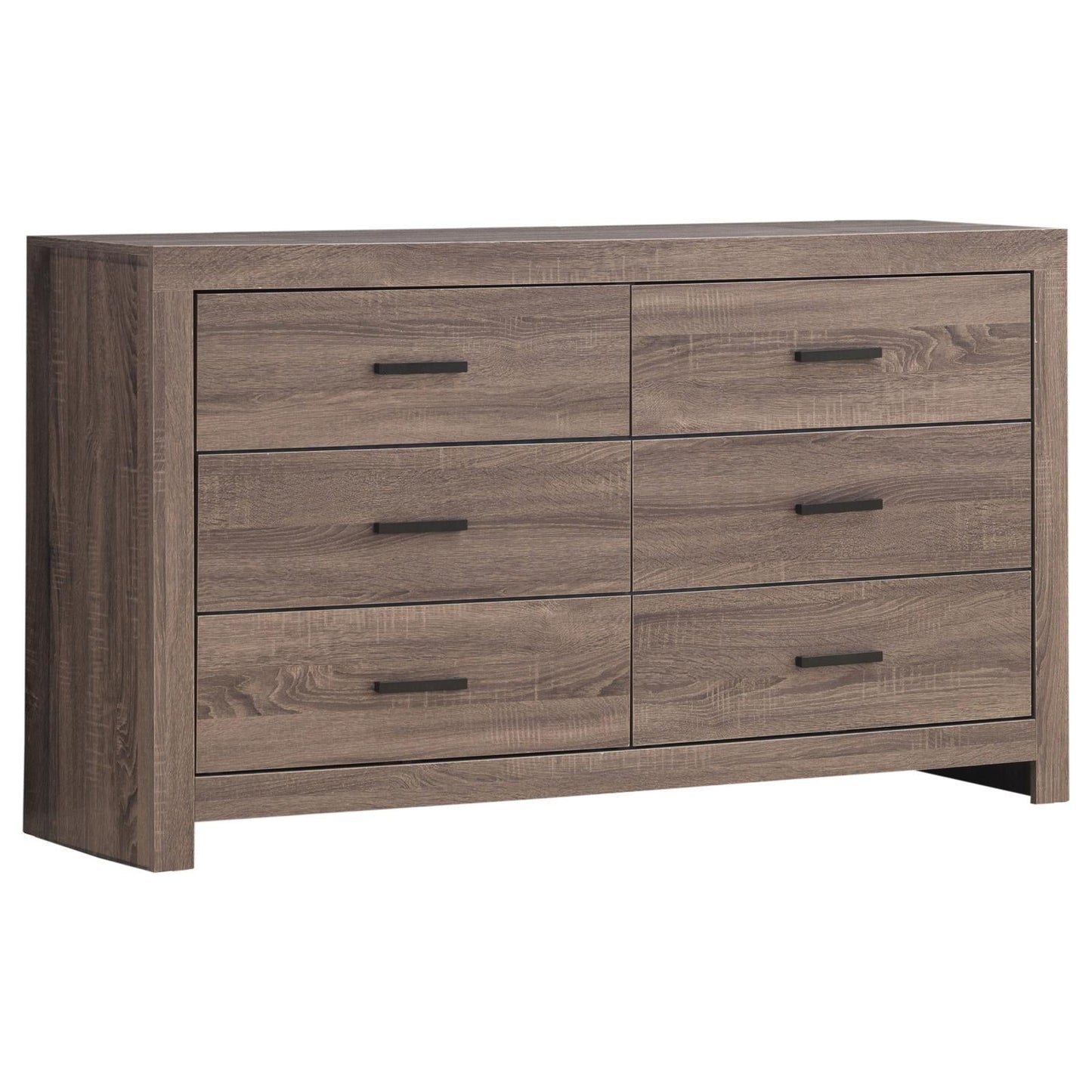 Brantford Barrel Oak 6-Drawer Dresser - 207043 - Luna Furniture - Dallas Store