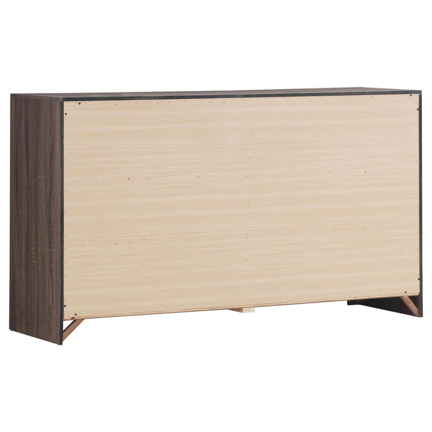 Brantford Barrel Oak 6-Drawer Dresser - 207043 - Luna Furniture - Dallas Store