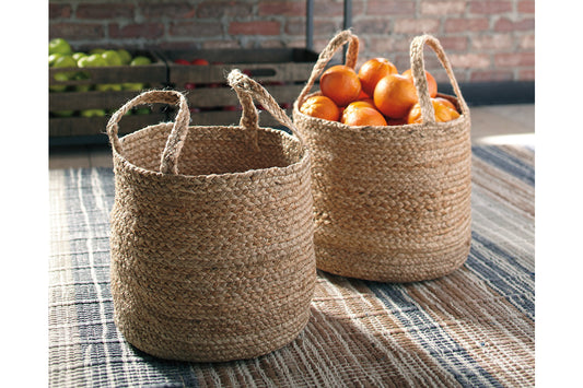 Brayton Natural Basket, Set of 2 - A2000094 - Luna Furniture - Dallas Store