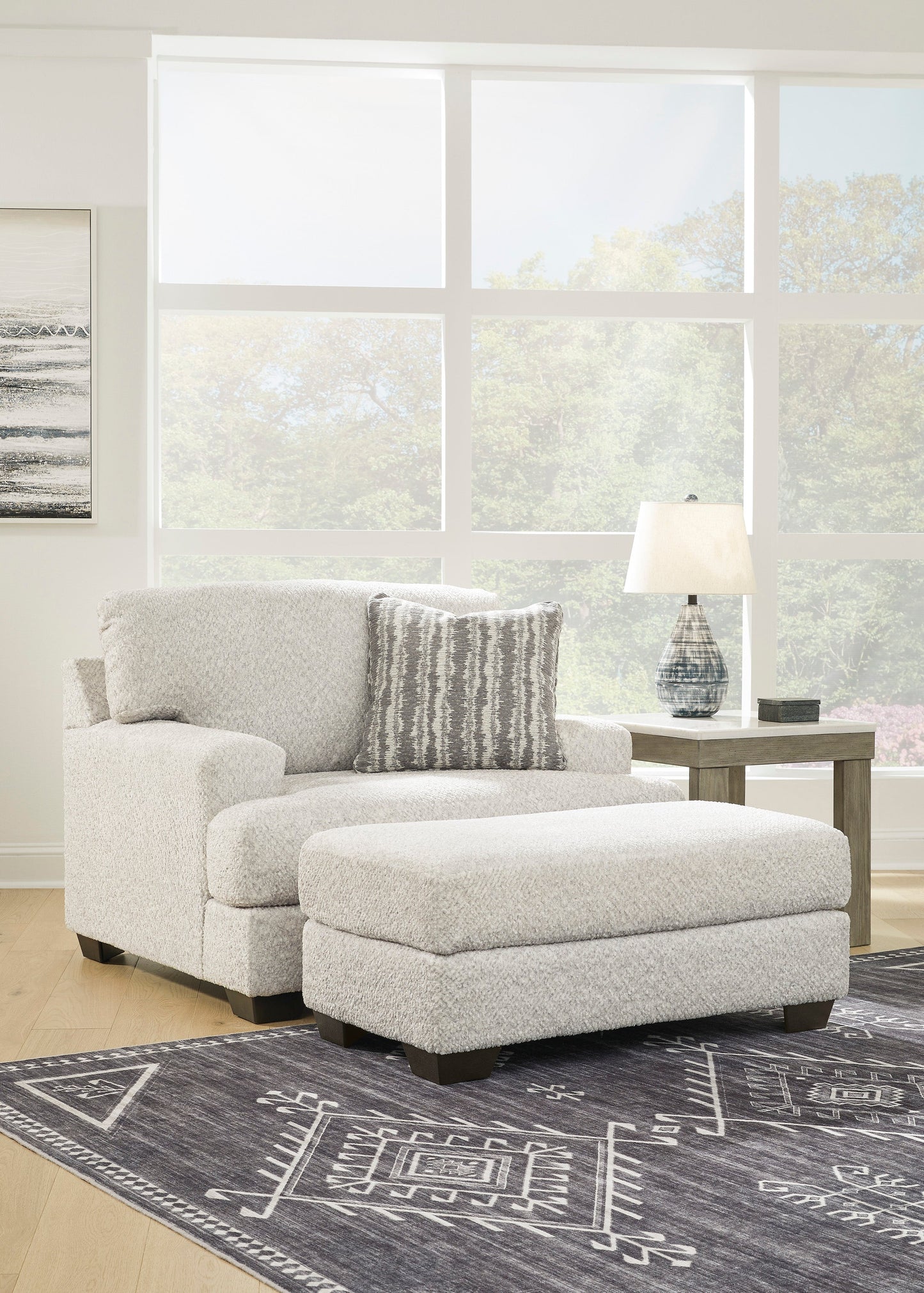 Brebryan Flannel Living Room Set - SET | 3440138 | 3440135 - Luna Furniture - Dallas Store