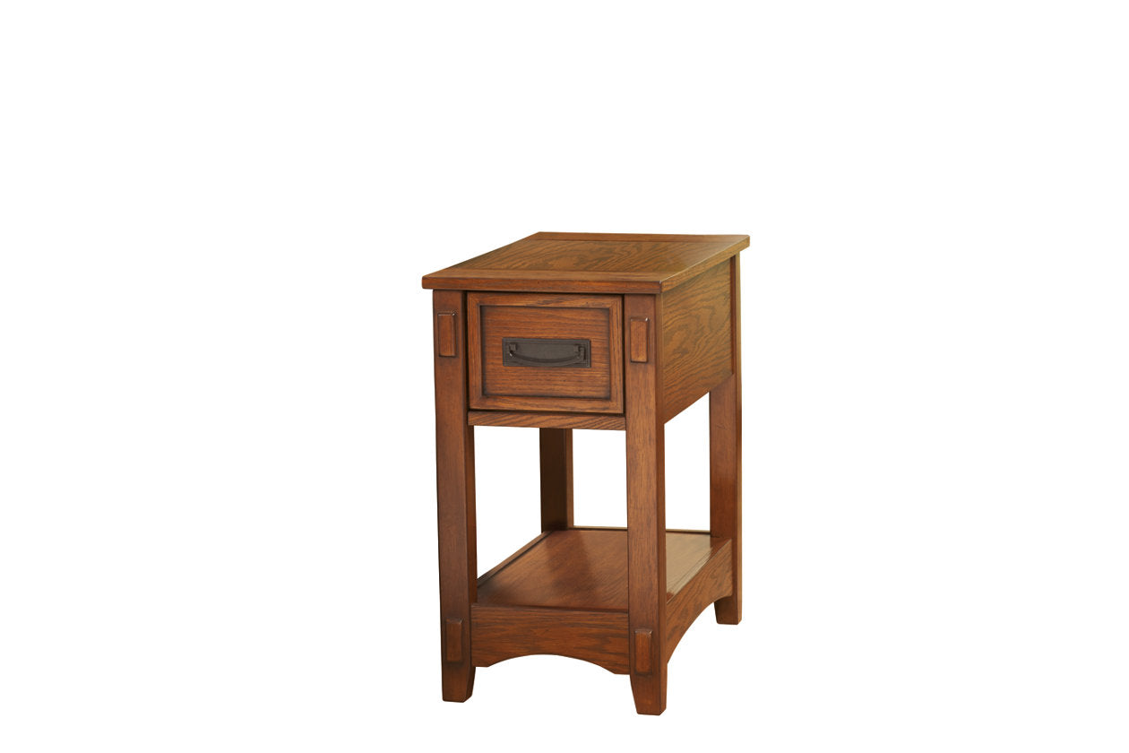 Breegin Brown Chairside End Table - T007-319 - Luna Furniture - Dallas Store