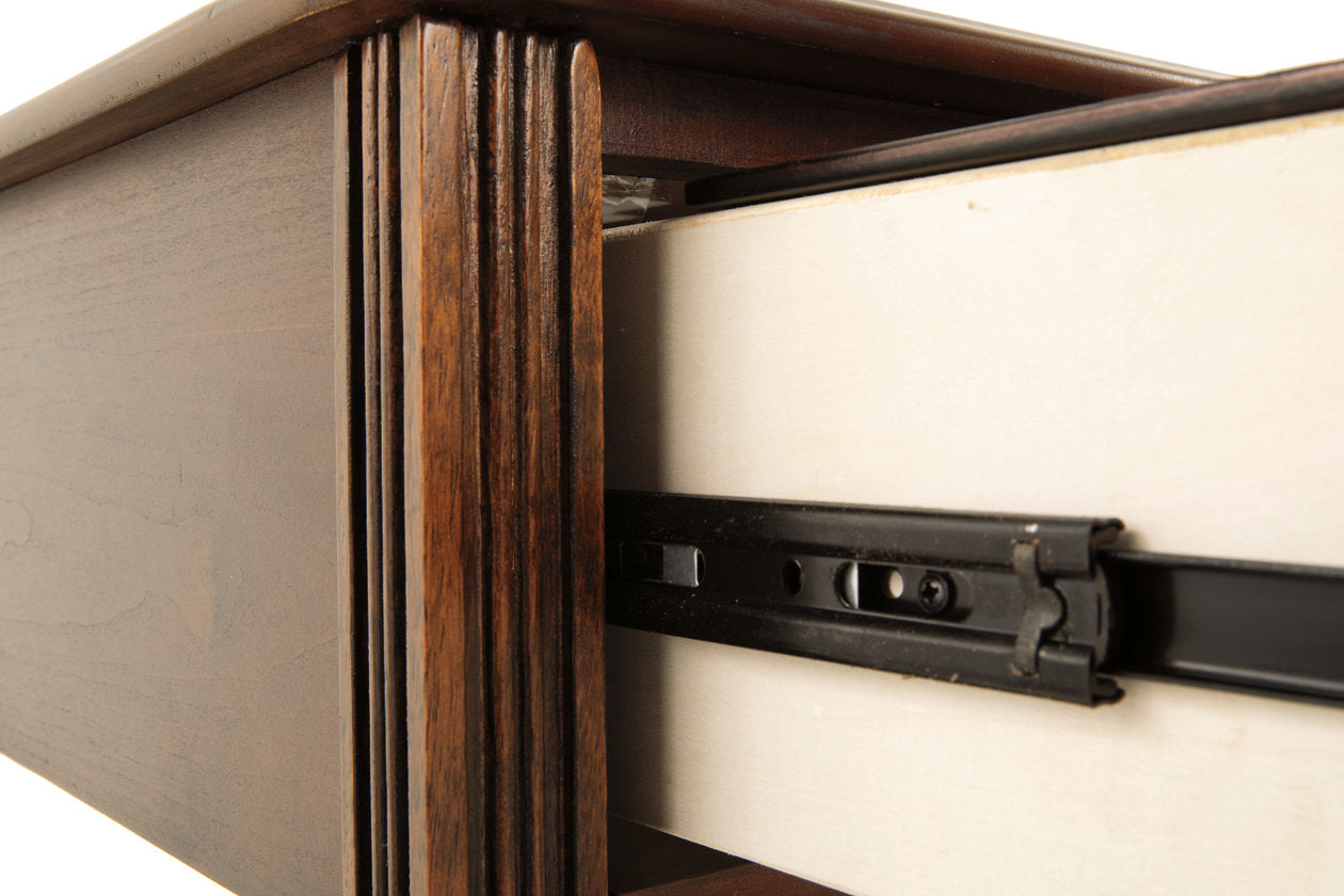 Breegin Brown Chairside End Table - T007-527 - Luna Furniture - Dallas Store
