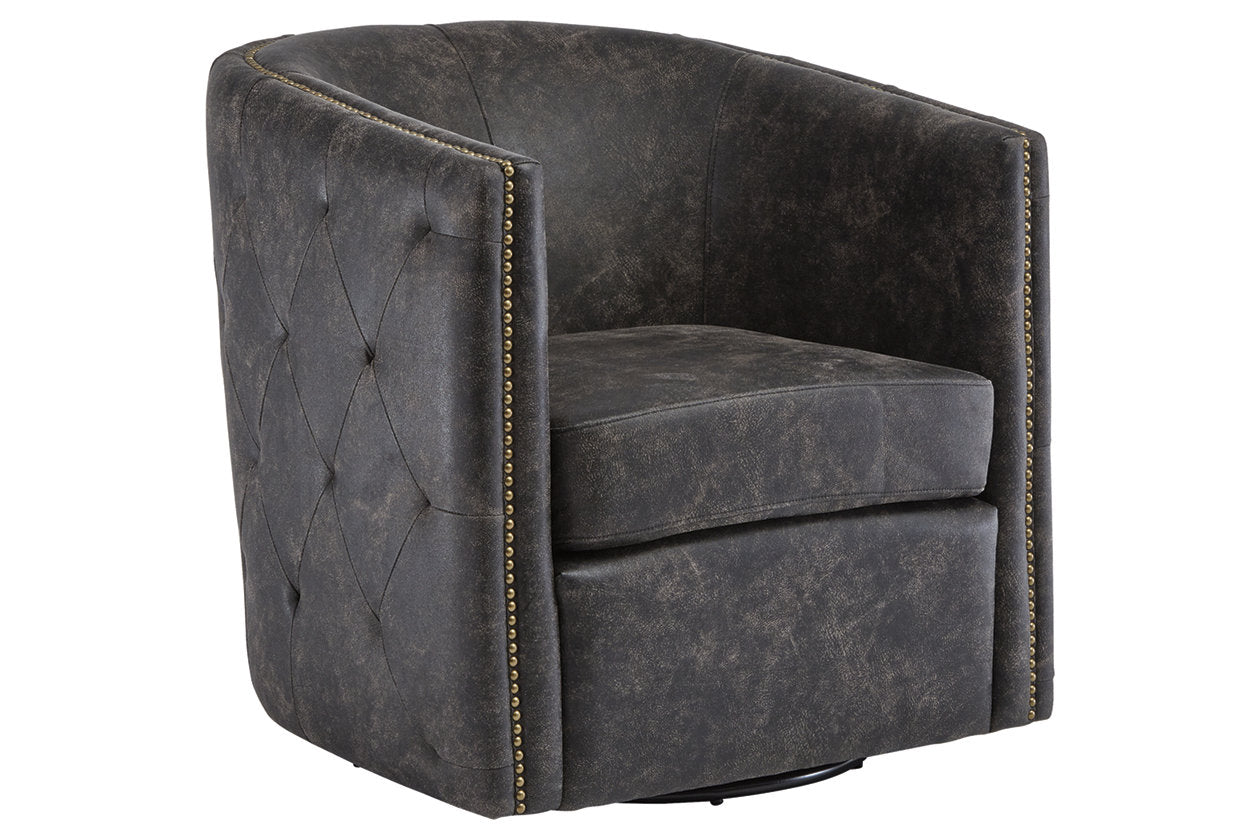 Brentlow Distressed Black Accent Chair - A3000202 - Luna Furniture - Dallas Store