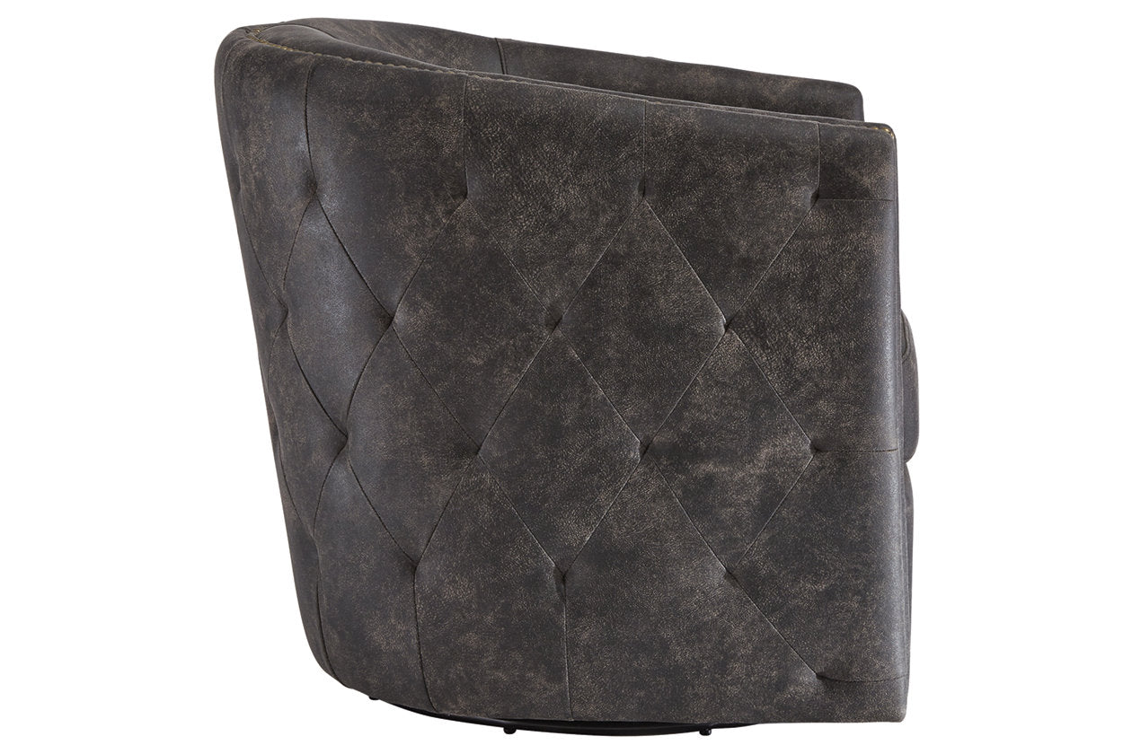 Brentlow Distressed Black Accent Chair - A3000202 - Luna Furniture - Dallas Store