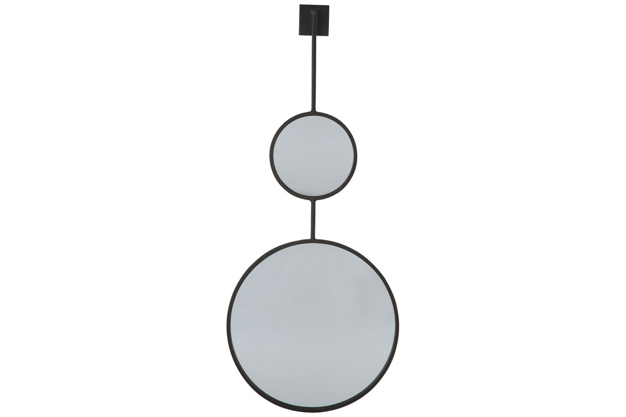 Brewer Black Accent Mirror - A8010166 - Luna Furniture - Dallas Store