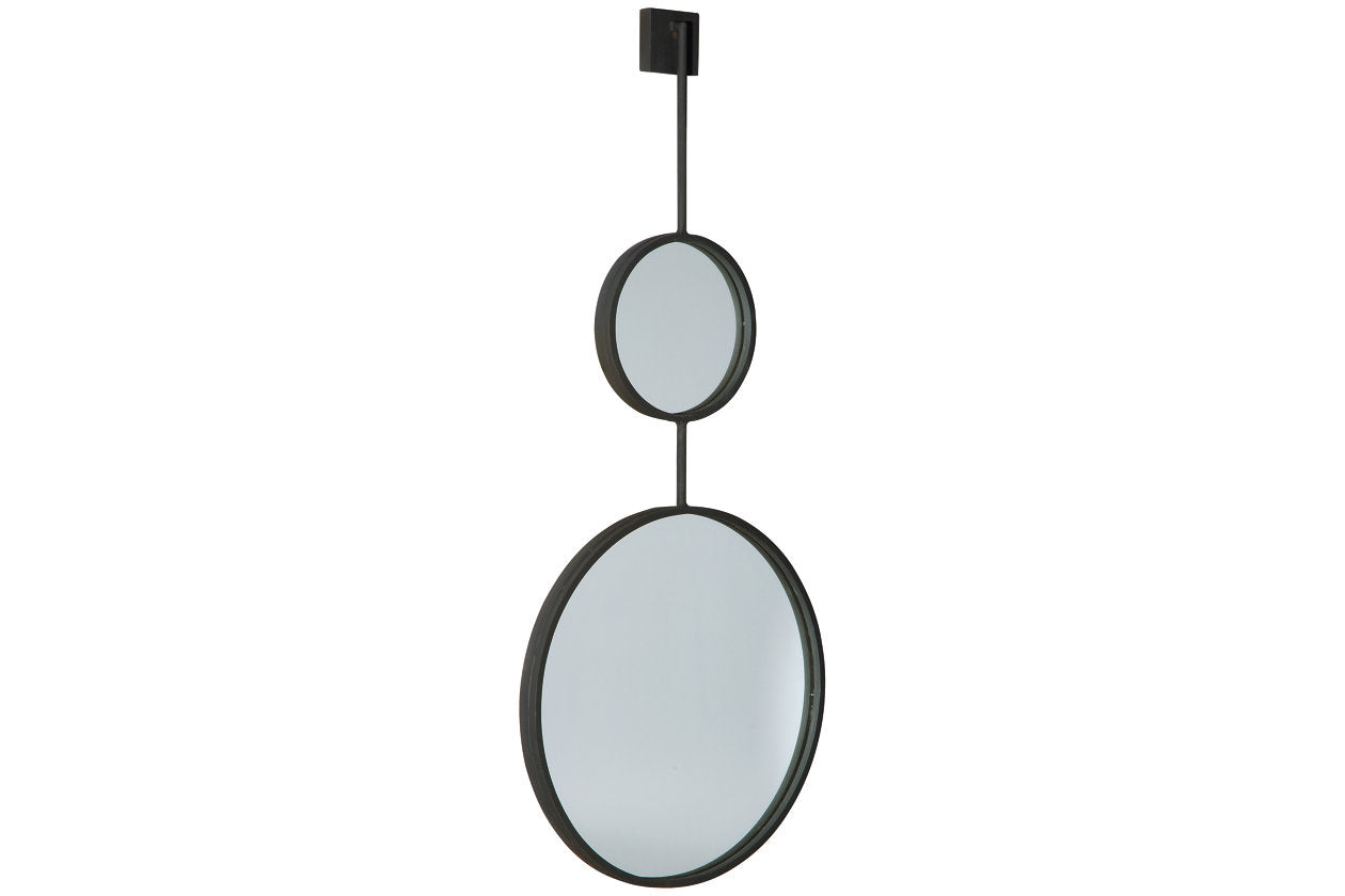 Brewer Black Accent Mirror - A8010166 - Luna Furniture - Dallas Store