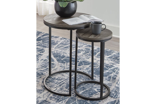 Briarsboro Black/Gray Accent Table, Set of 2 - A4000231 - Luna Furniture - Dallas Store