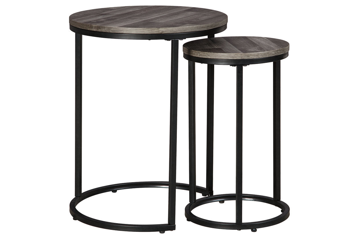Briarsboro Black/Gray Accent Table, Set of 2 - A4000231 - Luna Furniture - Dallas Store