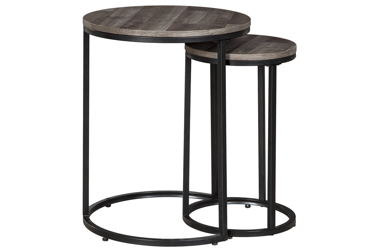 Briarsboro Black/Gray Accent Table, Set of 2 - A4000231 - Luna Furniture - Dallas Store