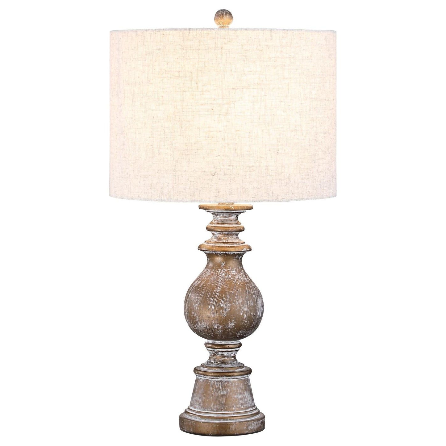 Brie Drum Shade Table Lamp Oatmeal/Antique Gold - 920169 - Luna Furniture - Dallas Store