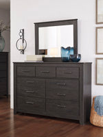Brinxton Charcoal Bedroom Mirror (Mirror Only) - B249-36 - Luna Furniture - Dallas Store